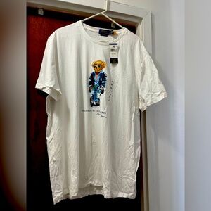 Ralph Lauren polo Bear Graphic snowbeach p-wing ski vintage